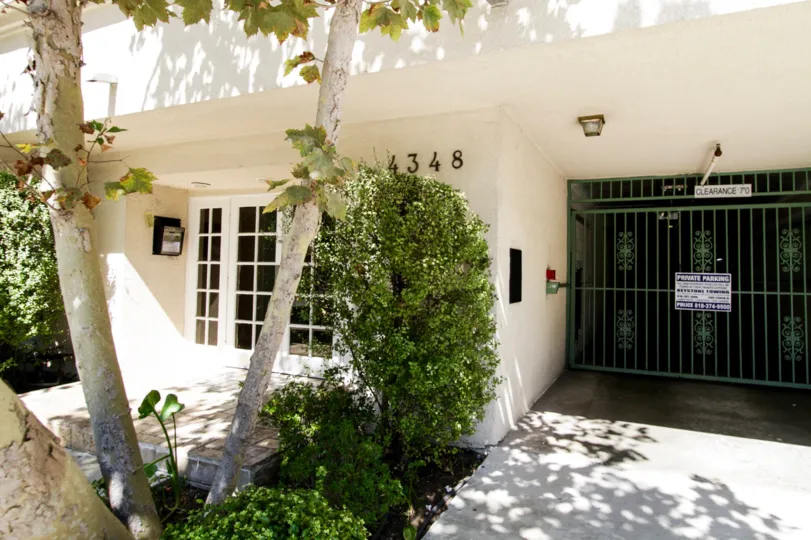 The entrance into Paradise Castle in Sherman Oaks
