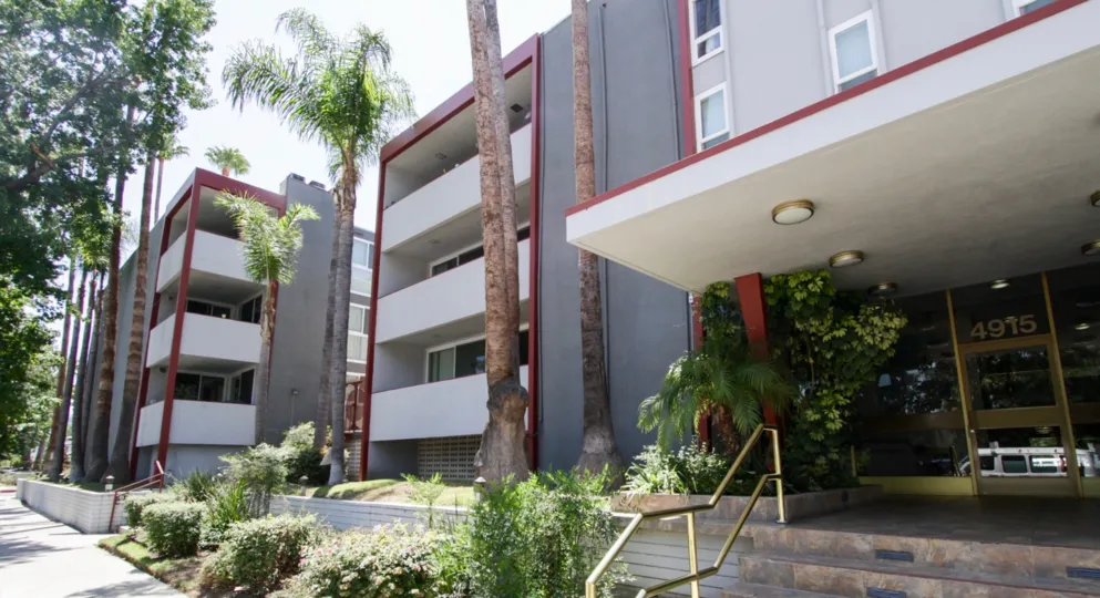 The balconies at Parkridge in Sherman Oaks