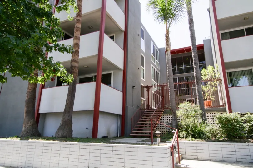 The stairs leading up to Parkridge