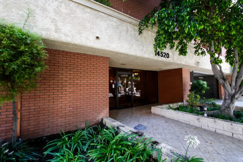 The entryway into Regency in Sherman Oaks