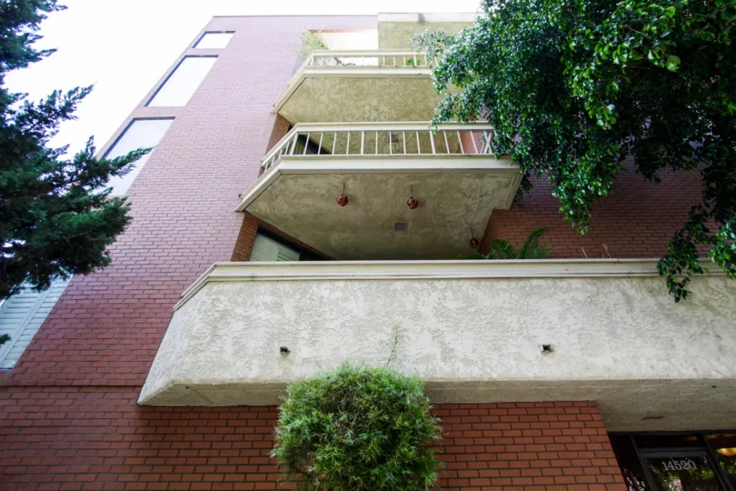 The balconies at Regency