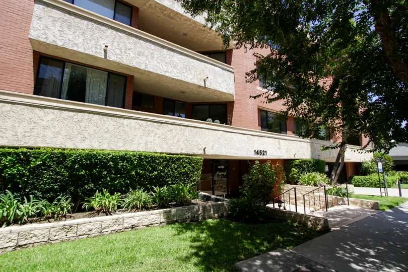The landscaping at the Regency