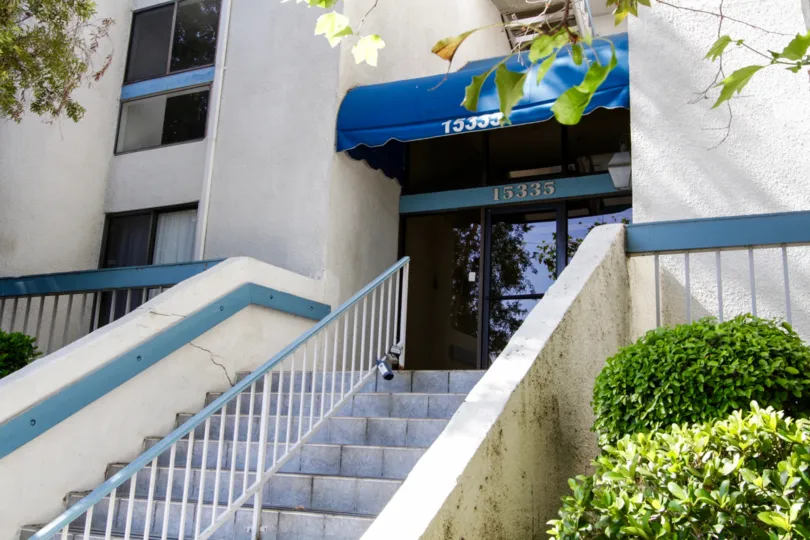 The stairs into Sherman Oaks Villas in Sherman Oaks