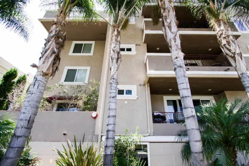 The balconies at Sierra Heights Condominiums
