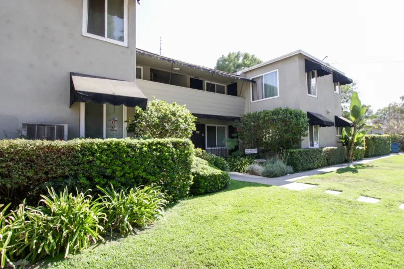 The sidewalk up to The Montecito