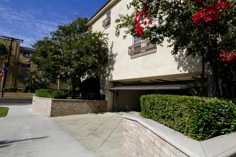 The parking for Towne Villas in Sherman Oaks