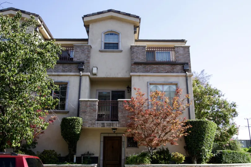 The landscaping seen around Towne Villas in Sherman Oaks