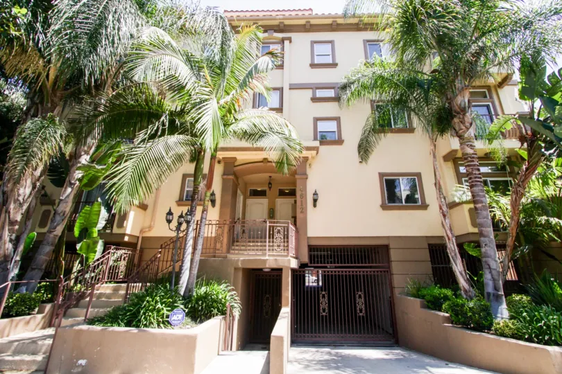 The parking for Villa at Vista Del Monte in Sherman Oaks