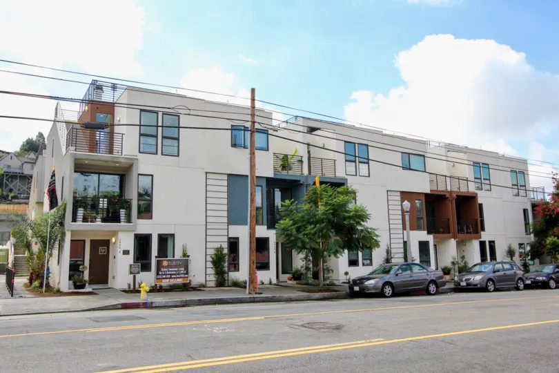 The view of 29 Twenty in Silver Lake, California