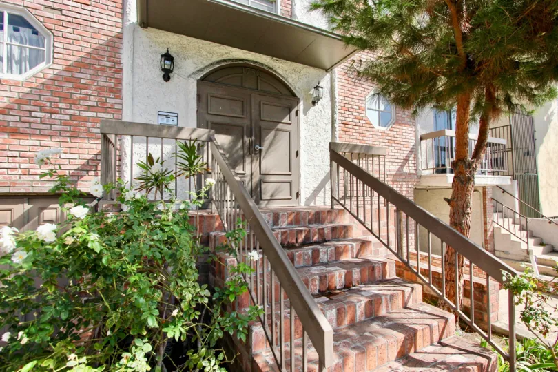 The stairs up to Harvard Heights