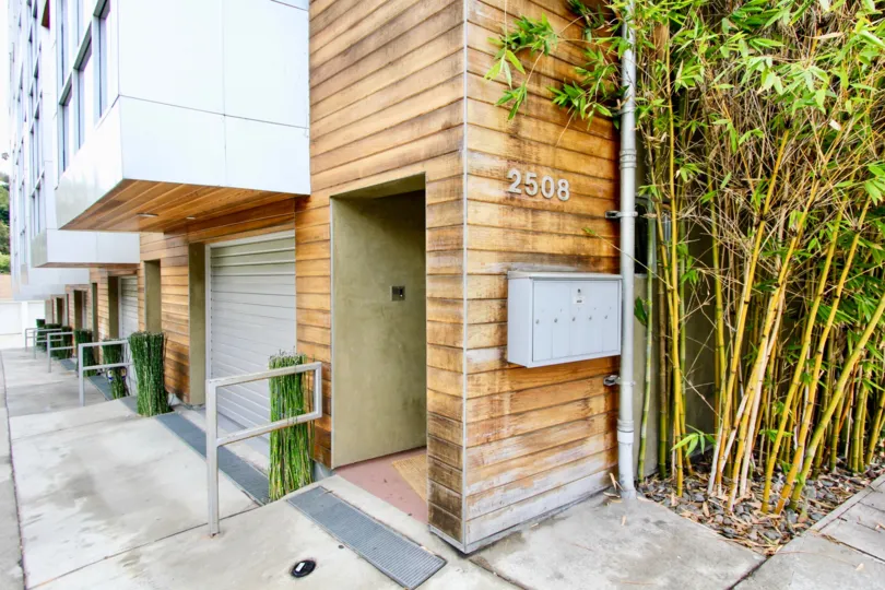The address on the Hyperion Lofts building in Silver Lake, California
