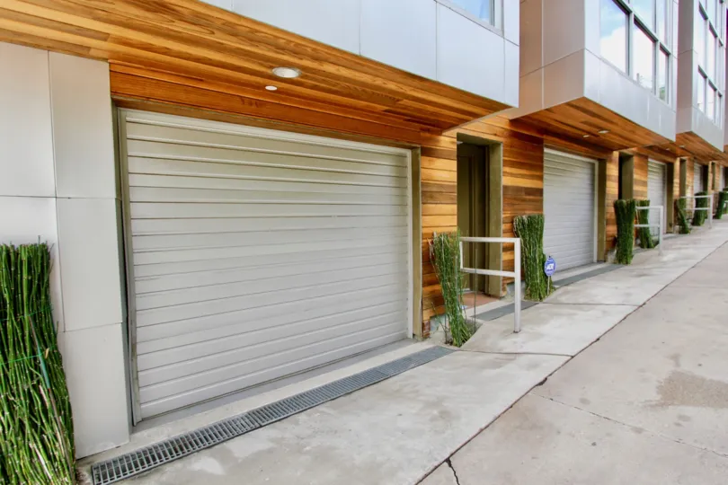 The garage at Hyperion Lofts in Silver Lake, California