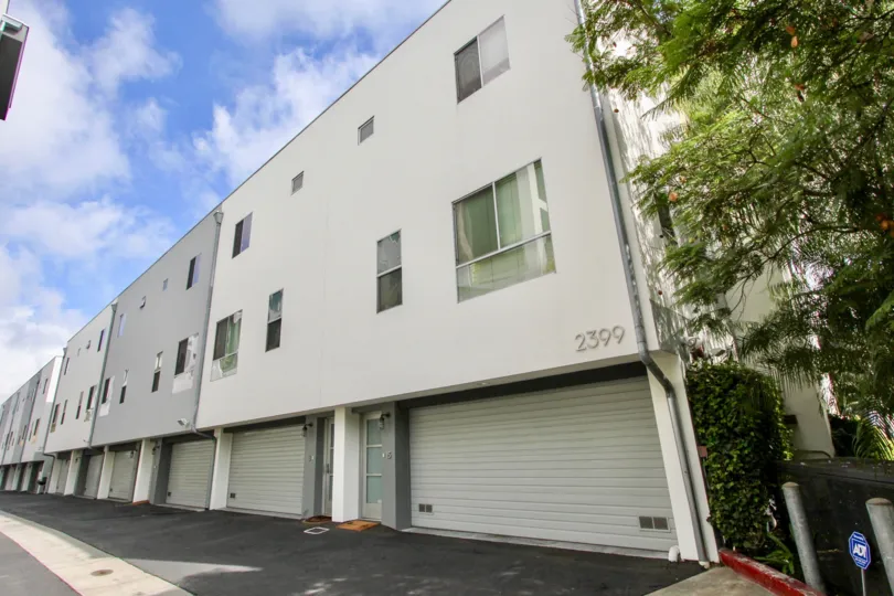 The garage at Mix Lofts for resident parking