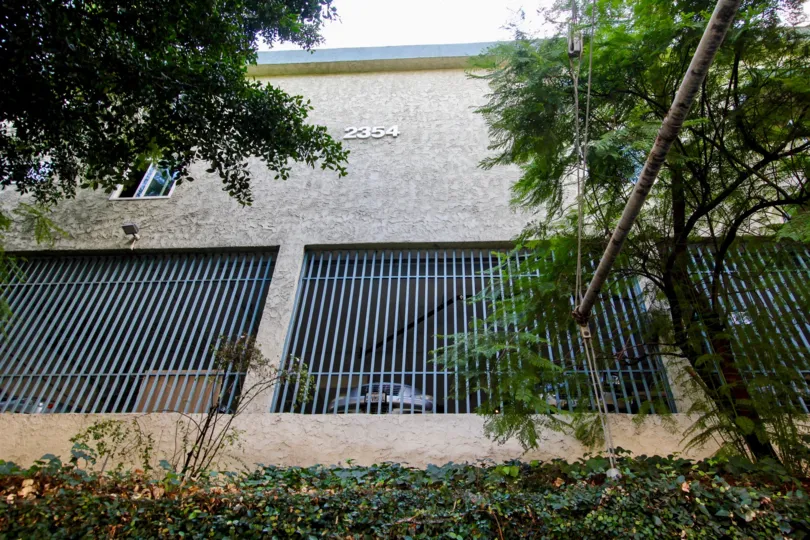 The parking structure seen at Rancho Los Feliz