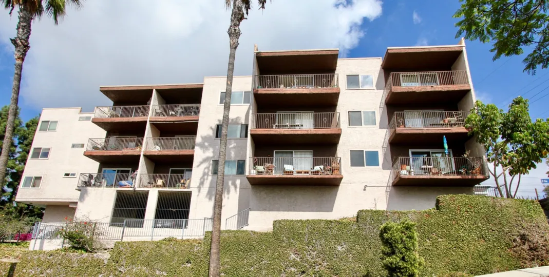 The hedges around Silver View Terrace in Silver Lake, California