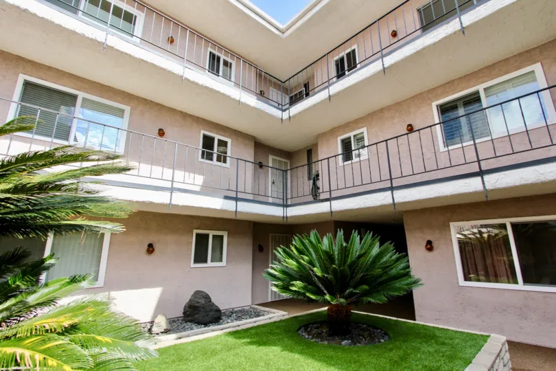 The yard around Silver View Terrace