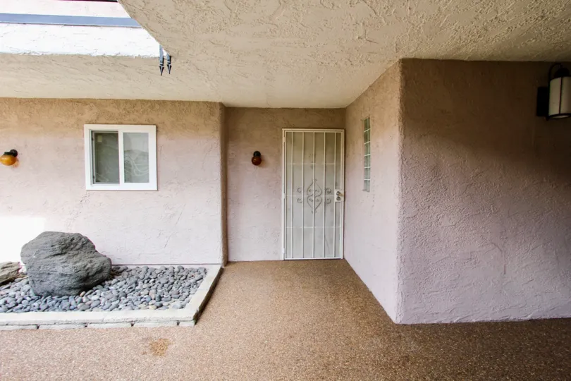 A unit entrance at Silver View Terrace