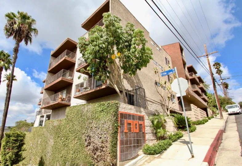 The sidewalk around Silver View Terrace
