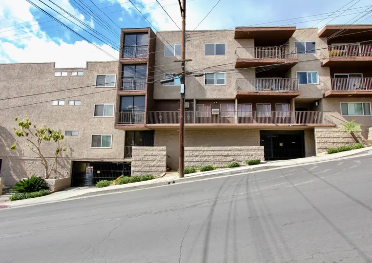 The view of Silver View Terrace in Silver Lake, California