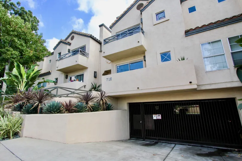 The balconies at Silver View Townhomes