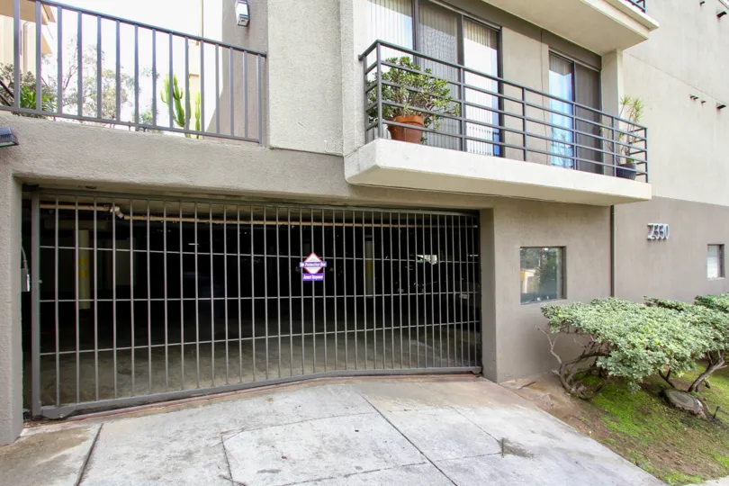 The parking garage for Silverview II residents
