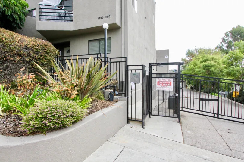 The side entrance at Silverview