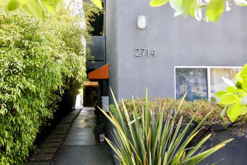 The address on the Six Off Rowena building