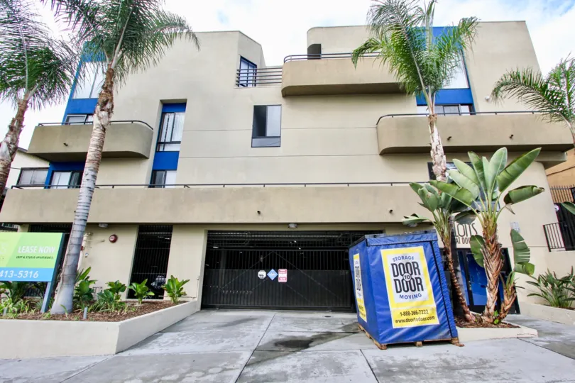 The garage for parking at the Vista Alvarado