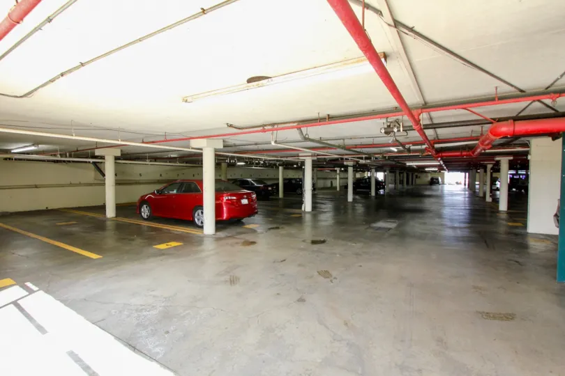 The parking at Waverly Terrace