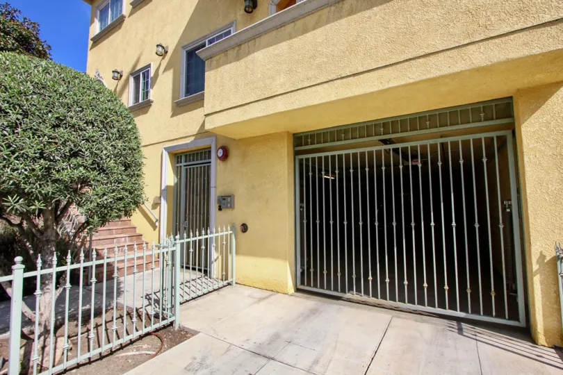 The garage at Westmoreland Condos