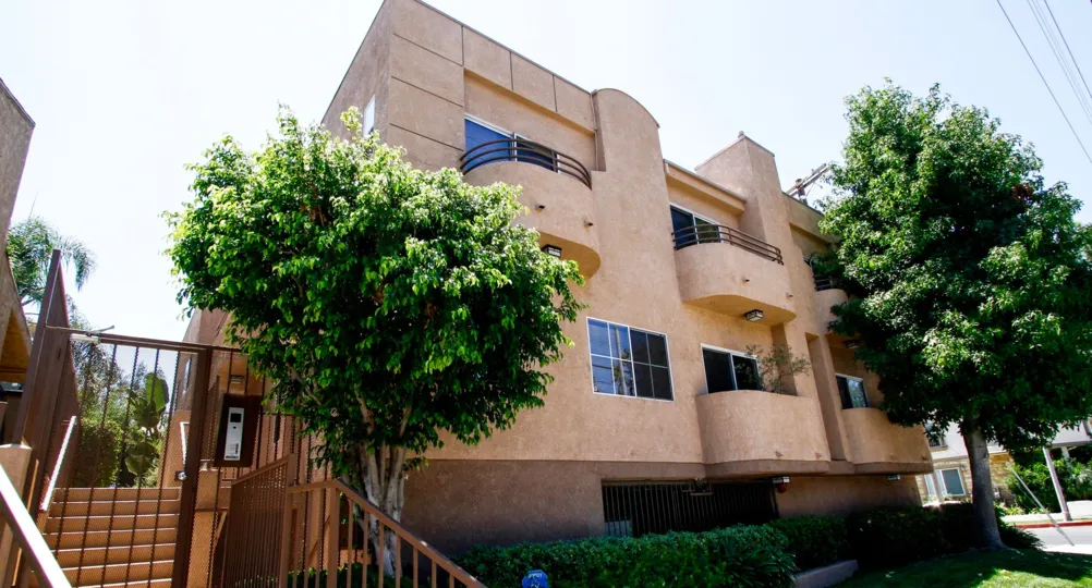 The balconies seen at 11524 Moorpark