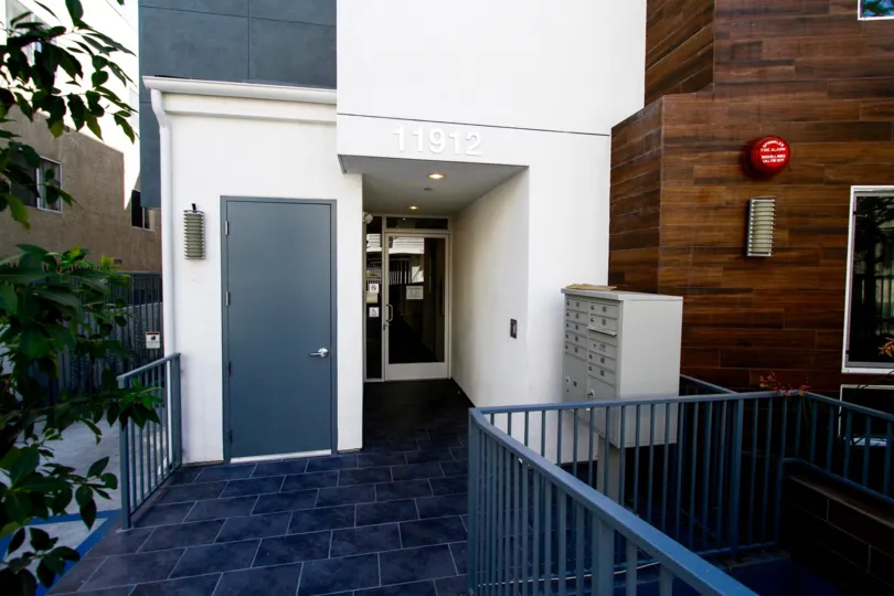 The mail center for residents of 11912 Laurelwood Dr