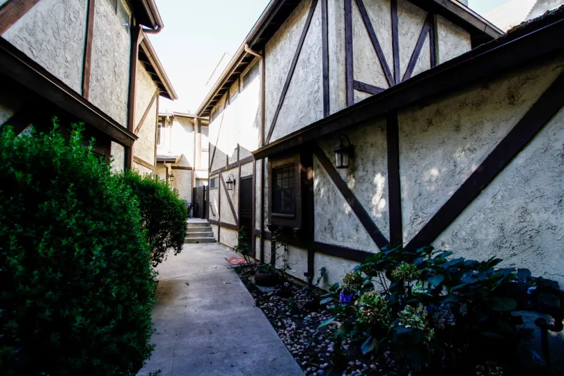 The sidewalk through 12053 Guerin St