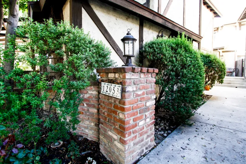 The entrance into 12053 Guerin St in Studio City