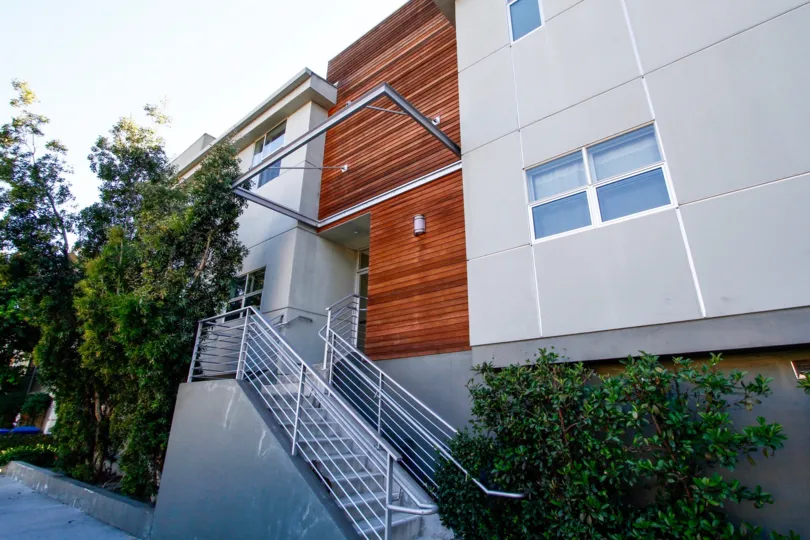 The stairs up to 12908 Bloomfield