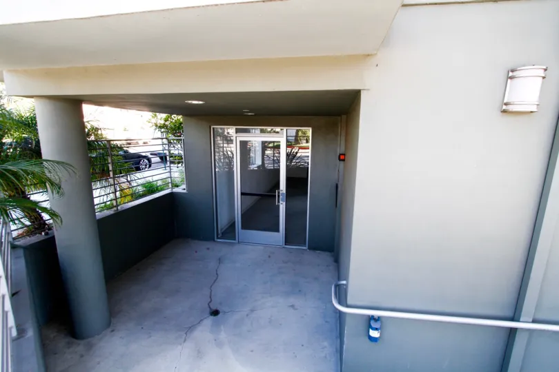 The entrance into 12908 Bloomfield in Studio City