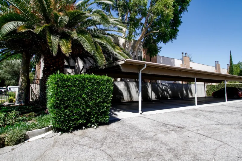 The parking area for 4220 Fair Ave