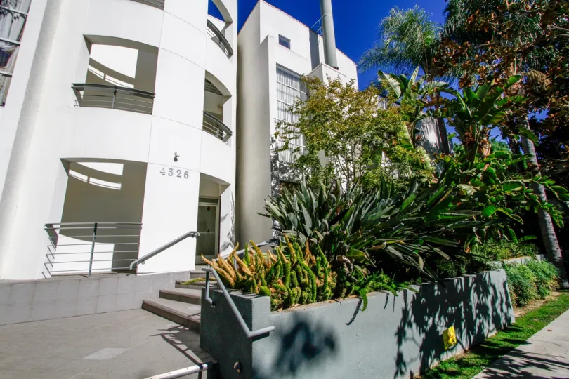 The stairs at 4326 Babcock Ave in Studio City