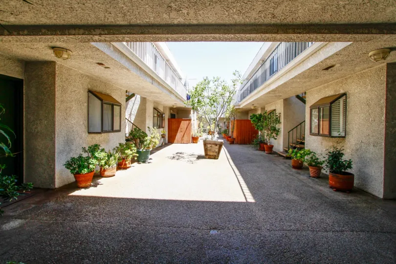 The walkway seen at 4370 Troost Ave
