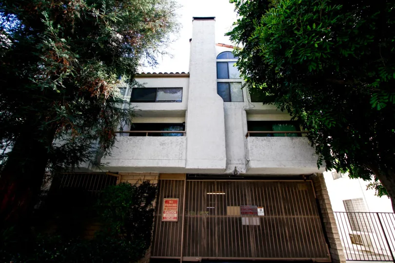 The parking for Bluffside Court in Studio City