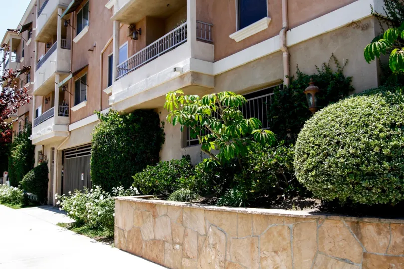 The landscaping around Camellia Park