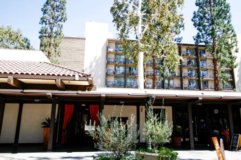 The entrance to Casa De Oro in Studio City