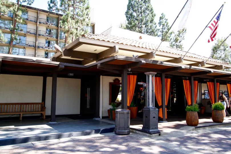 The entryway into Casa De Oro in Studio City