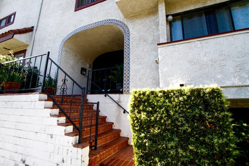 The stairs up to the Coldmill Manor