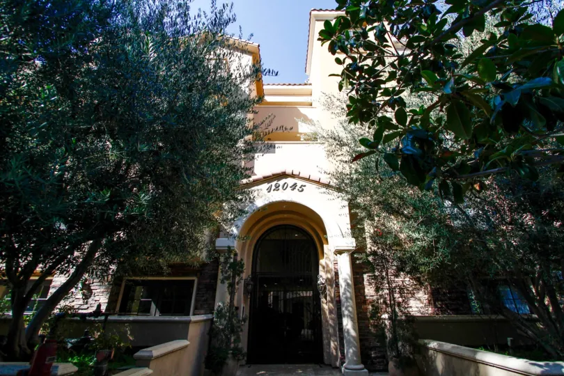 The entrance into the Hoffman Villas