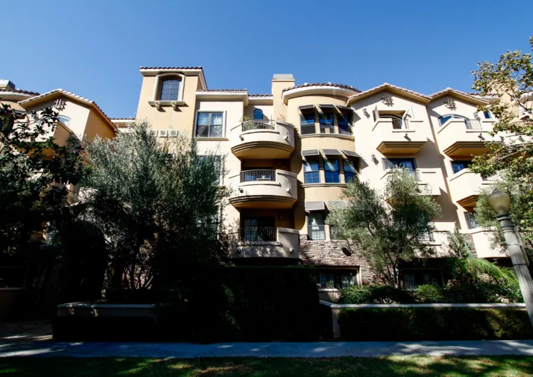 The Hoffman Villas building in Studio City