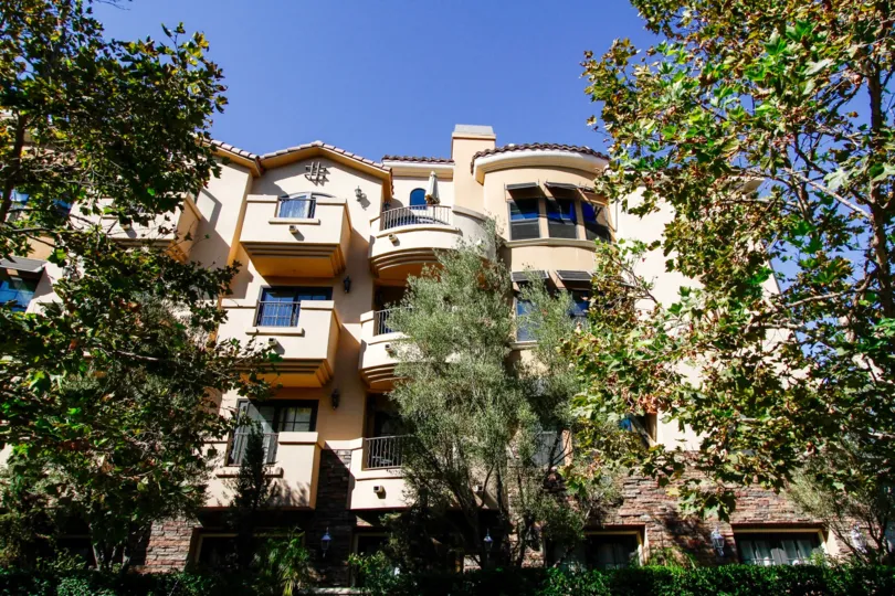 The landscaping of the Hoffman Villas