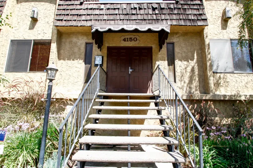 The intricate entryway into Leefield Manor in Studio City