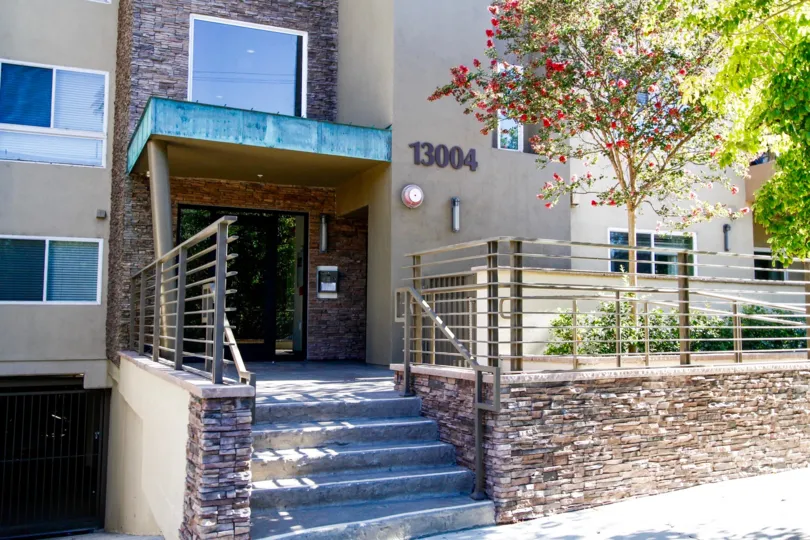 The address on the Mirada at Valleyheart building in Studio City