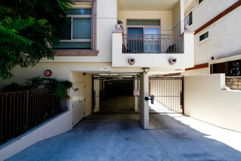 The parking for residents at Moorpark Meadows in Studio City